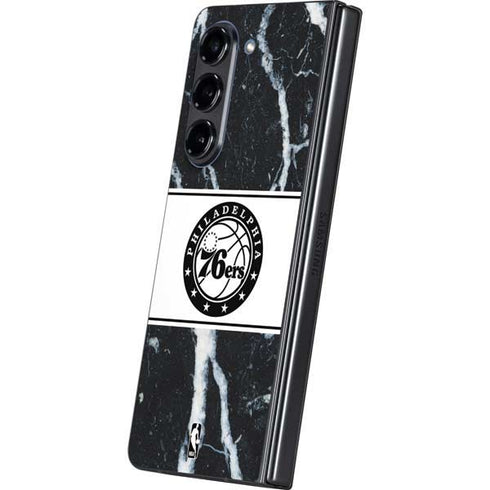 NBA Philadelphia 76ers Marble Galaxy Z Fold5 5G Skin
